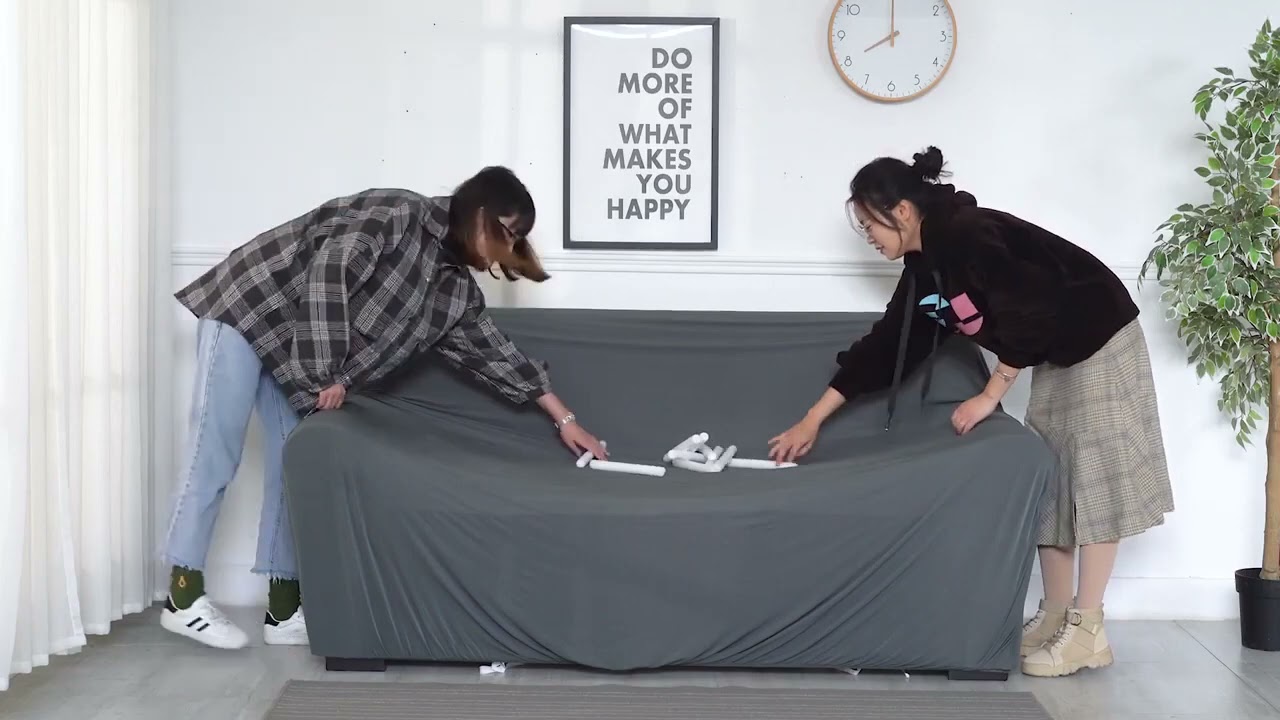 Cara Pasang COVER SOFA POLOS ELASTIS