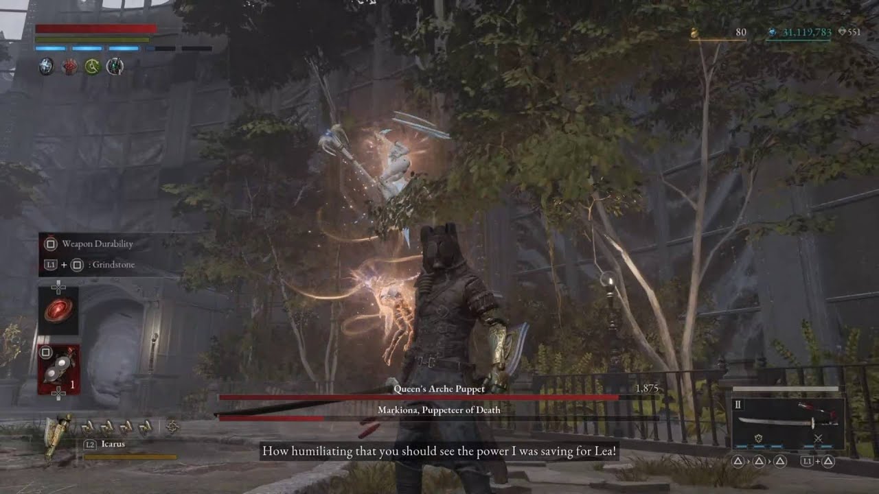 (WORLD'S FIRST) Markiona, Puppeteer of Death [EL10 Hitless w/ Guard Parries & Backwards TDS Parries]