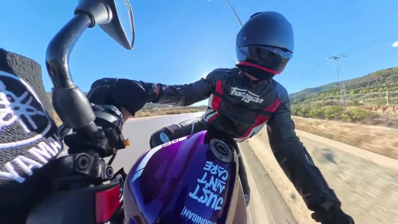 King of Roads Time Attack - Grombelia | YAMAHA FZ6 | INSTA 360