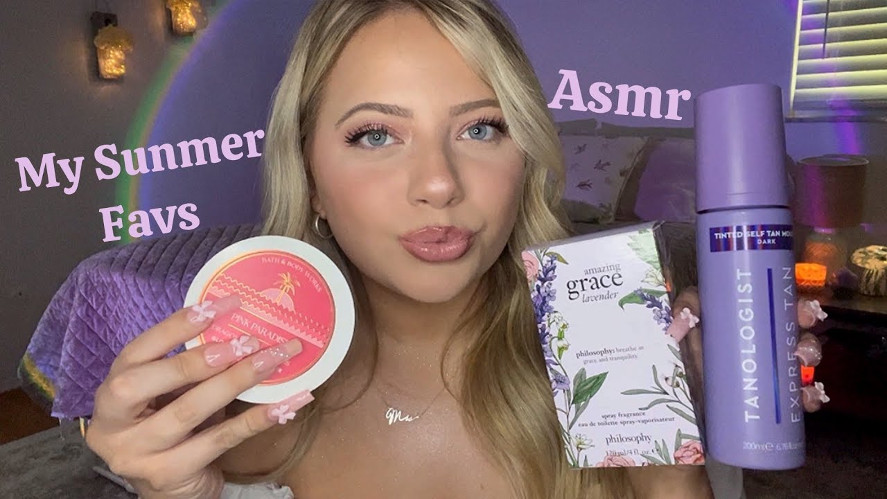 Asmr Summer Favorites 💜☀️ Tapping & Scratching