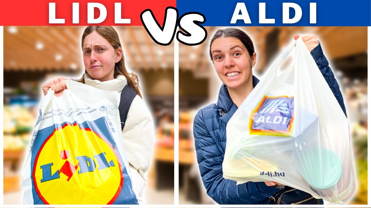 SVUOTA LA SPESA LIDL vs ALDI 🛒 discount in sfida!
