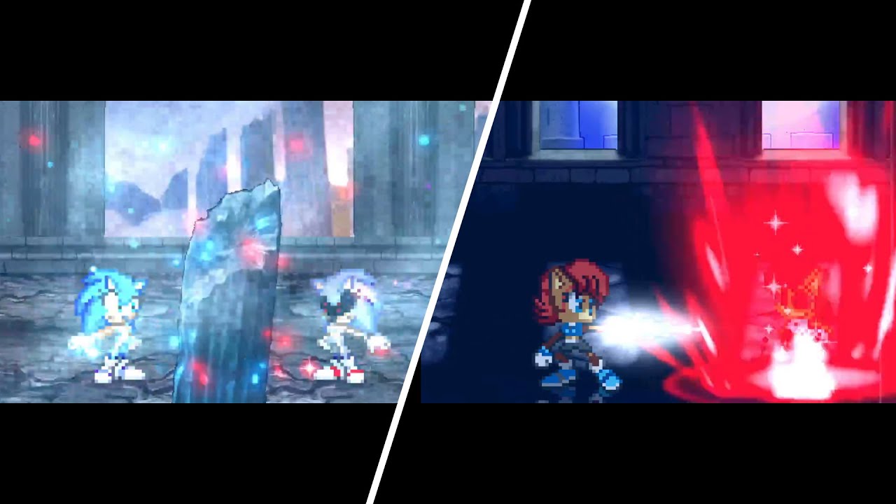 Mugen The Evil Awakens 2-Ayumi vs Ayumi(9P) And Sally Vs Sally.Exe(9P)