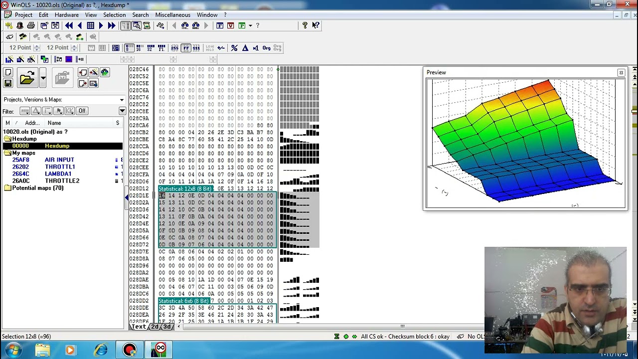 Remap Bosch Me17 with Winols software
