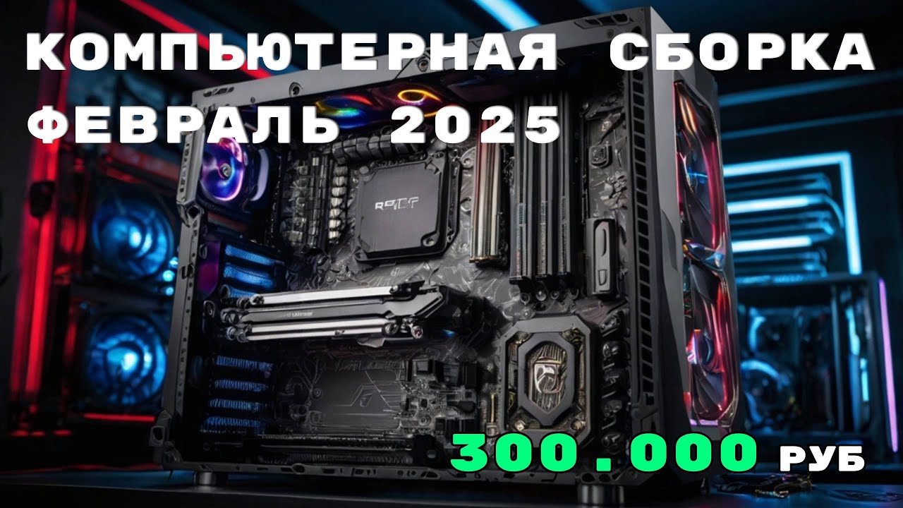 Игровой компьютер : 3000$ или 300000 руб (февраль 2025)
