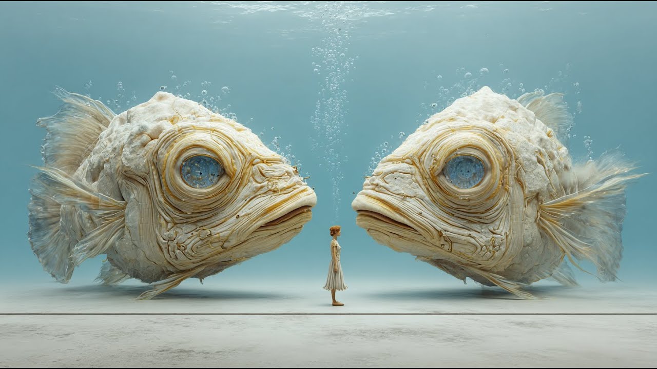Surrealism AI | The Village That Makes You Forget Your Past | Ai Music #aiar #surrealism 