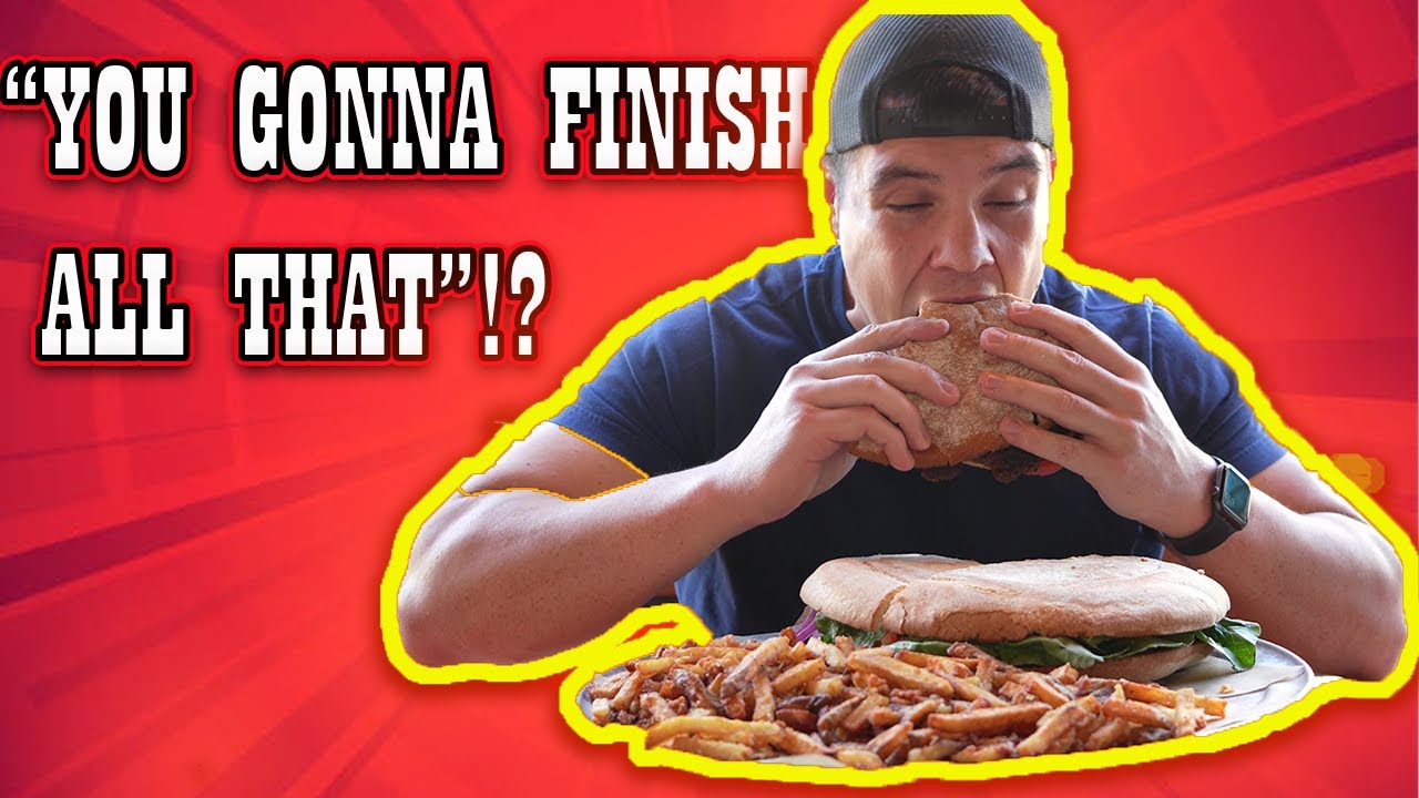 5 LB GOLIATH BURGER CHALLENGE AT ADAM'S RIB SMOKEHOUSE |Salem, OR|