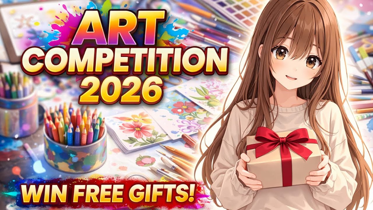 Free Art Competition 2026 | Art Competition 2026 | Free Gifts to Win! | Giveaway 2026 in India 