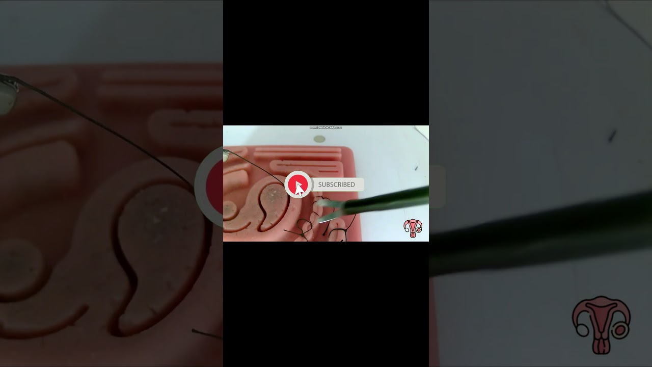 We learn to sew and knit on a laparoscopic simulator