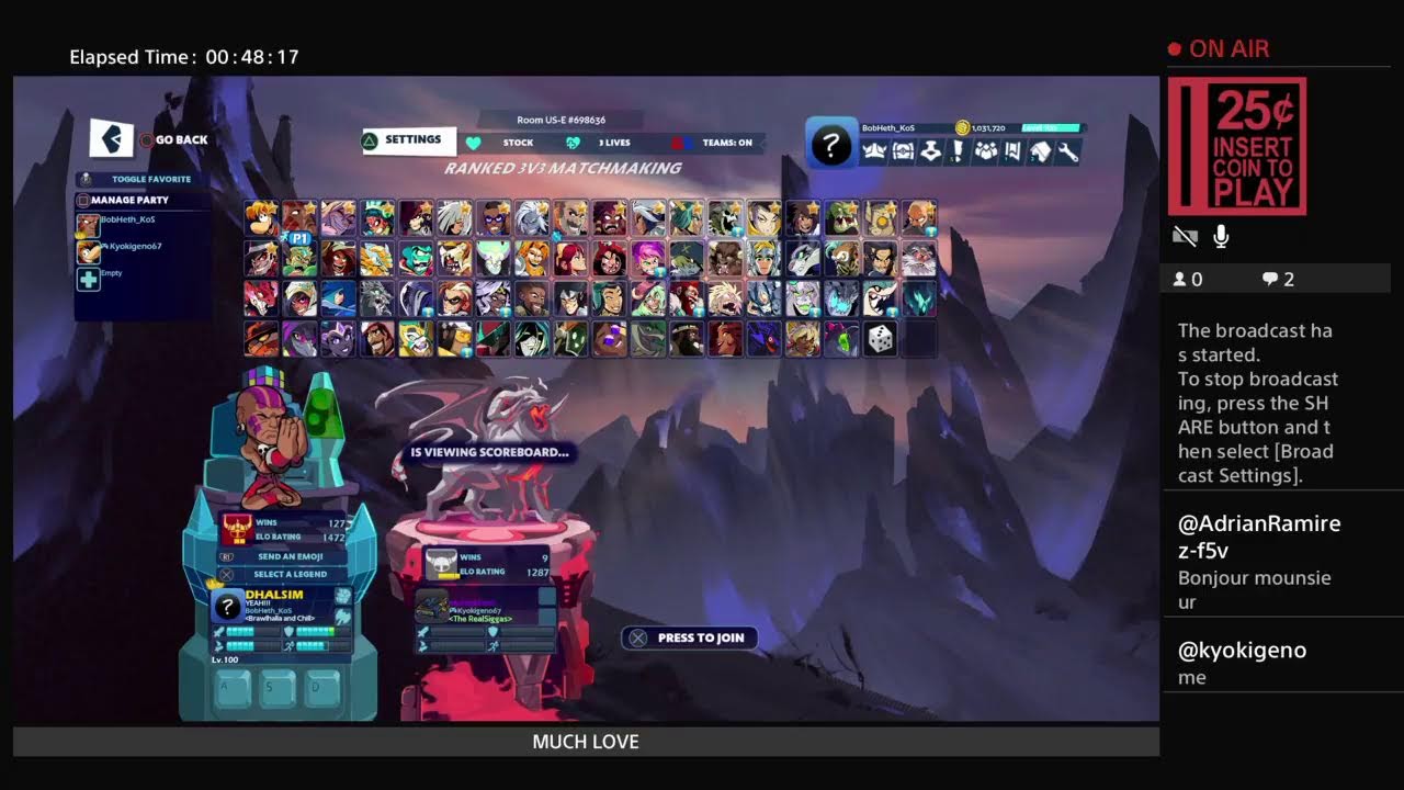 Who wants to play 3vs3 with me?