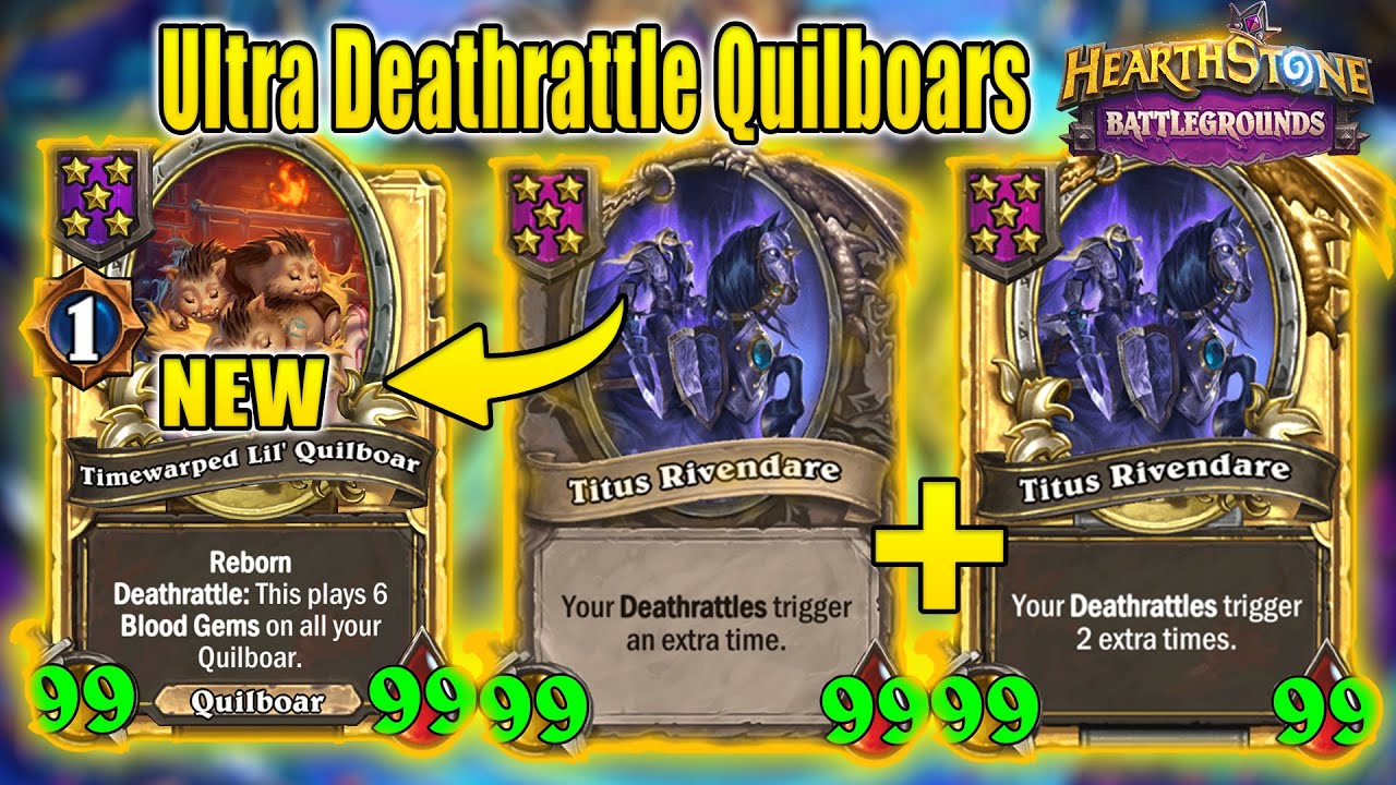 4 Times Deathrattle Effects HUGE Quilboars Build In BG! | Christian Hearthstone Battlegrounds