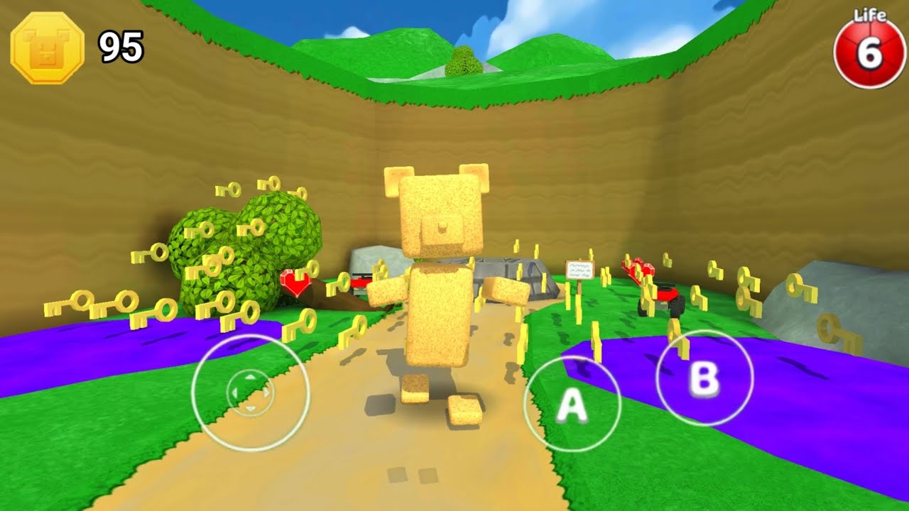 Sand Bear in Secret Place / Super Bear Adventure Gameplay Walkthrough 