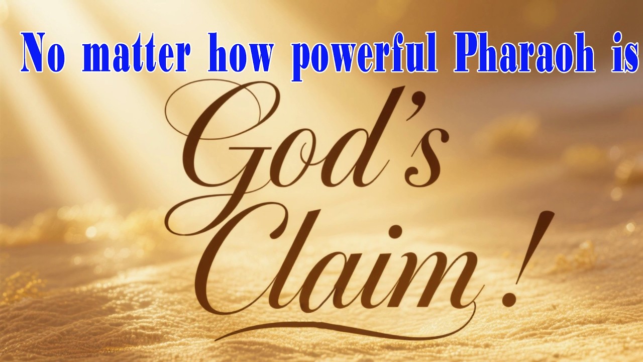 No matter how powerful Pharaoh is ! God claim !