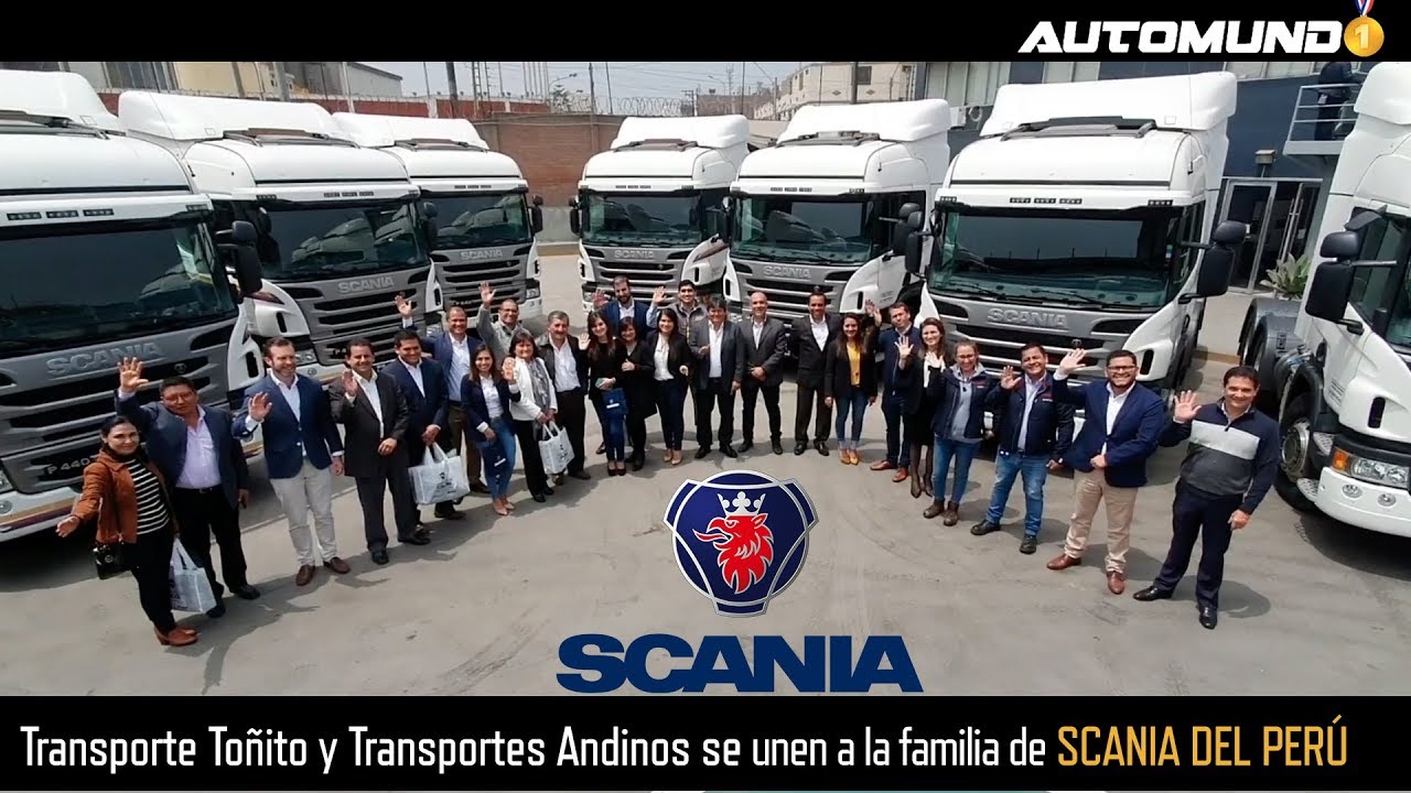 Una nueva etapa: Transporte To&ntilde;ito y Transportes Andinos se unen a Scania del Per&uacute;