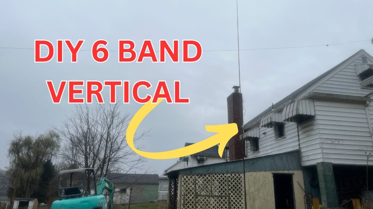 How To Build A Six-Band Ham Vertical Antenna Under $40.00