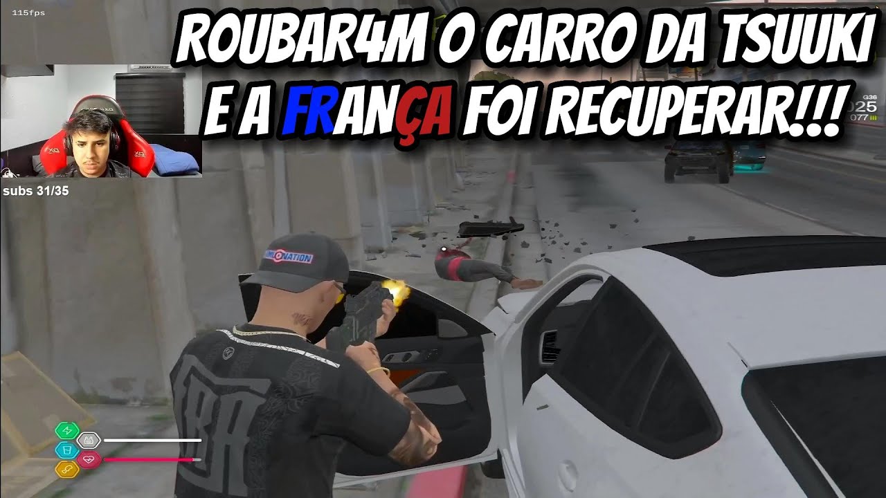 R0UBAR4M O CARRO DA TSUUKI E A FRANÇA FOI ATRAS!!!
