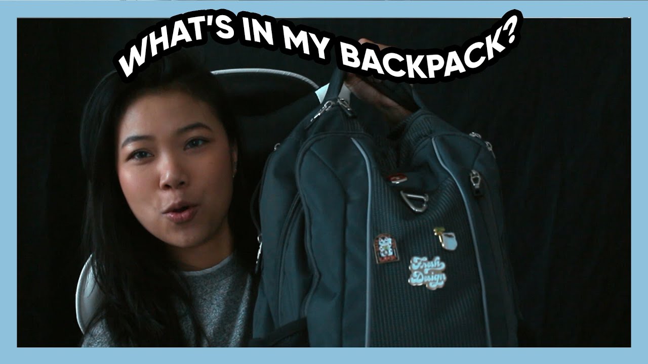 What's In My Backpack? | Graphic Design Student