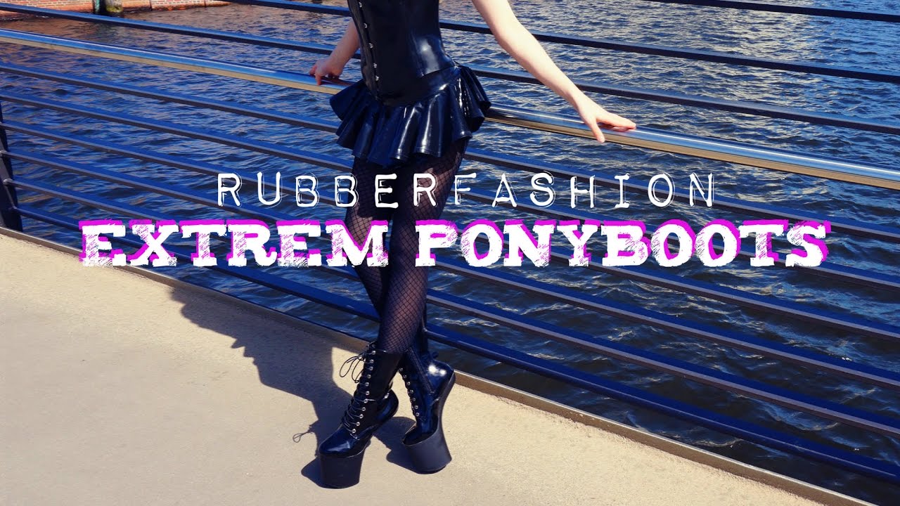 Lurina Lucrezia rubberfashion ponyboots