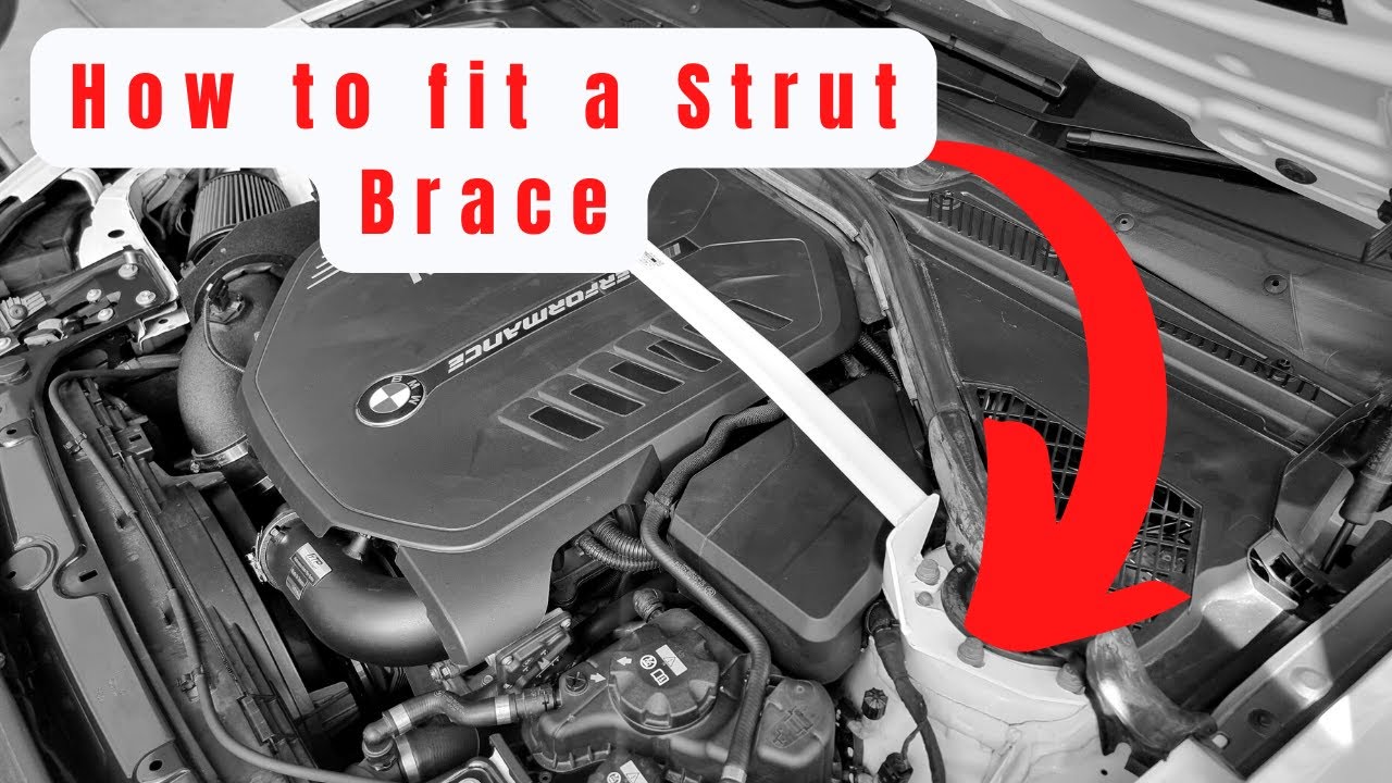 How to | m140i F20 Strut Brace Fitment - Ultra Racing Strut Bar #240i #235 #135i