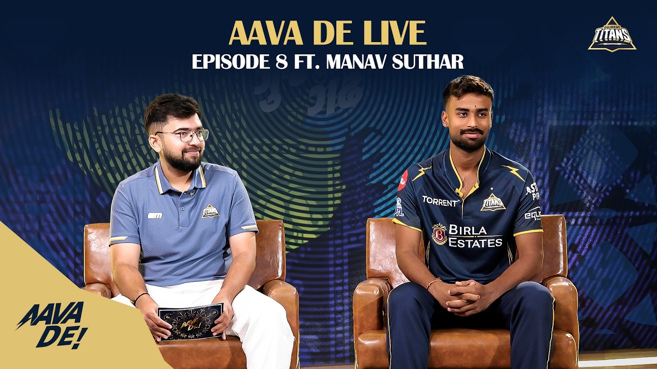 Aava De Live - Episode 8 ft. Manav Suthar | Gujarat Titans