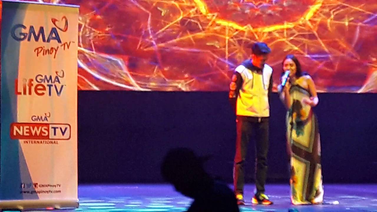 Aicelle and mark sembrano moment in aldens concert..