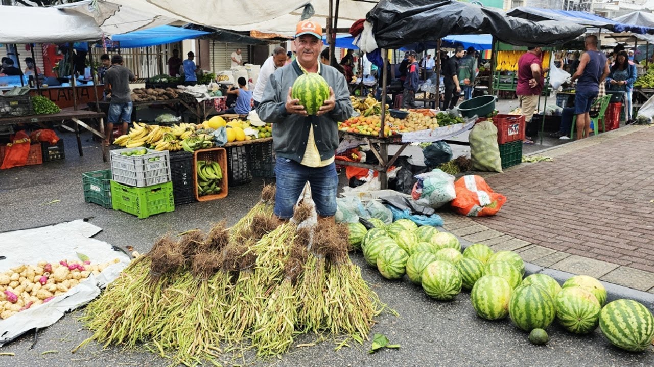CHUVA, FEIJÃO E MILHO VERDE NA FEIRA DE PANELAS-PE