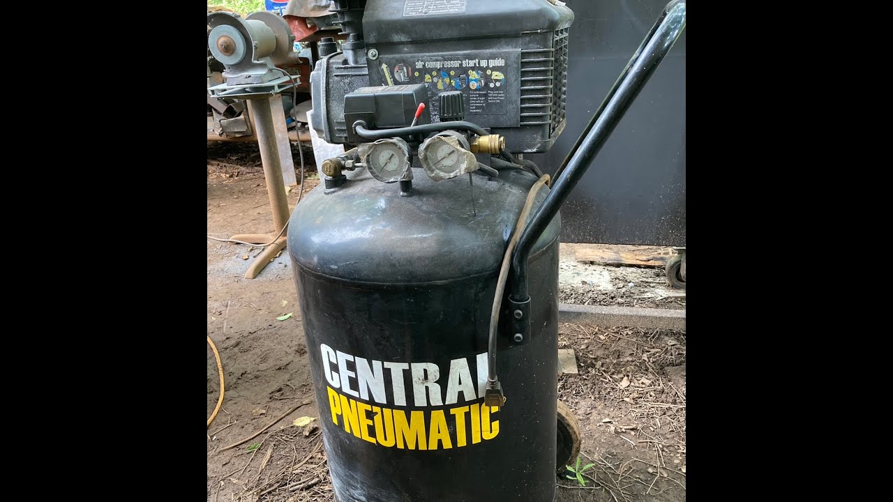 “Trying” to fix an air compressor ( central pneumatic)