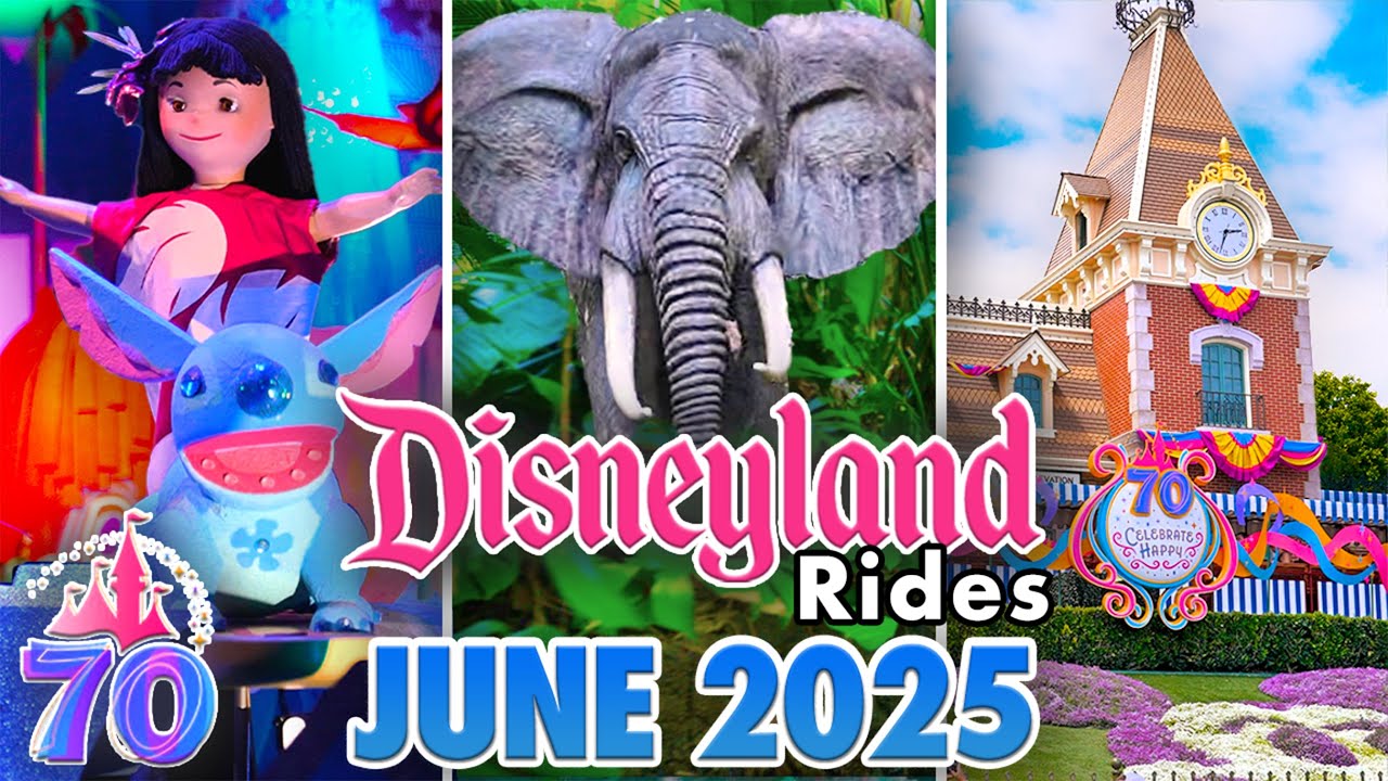 Disneyland Rides - June 2025 POVs [4K 60FPS]