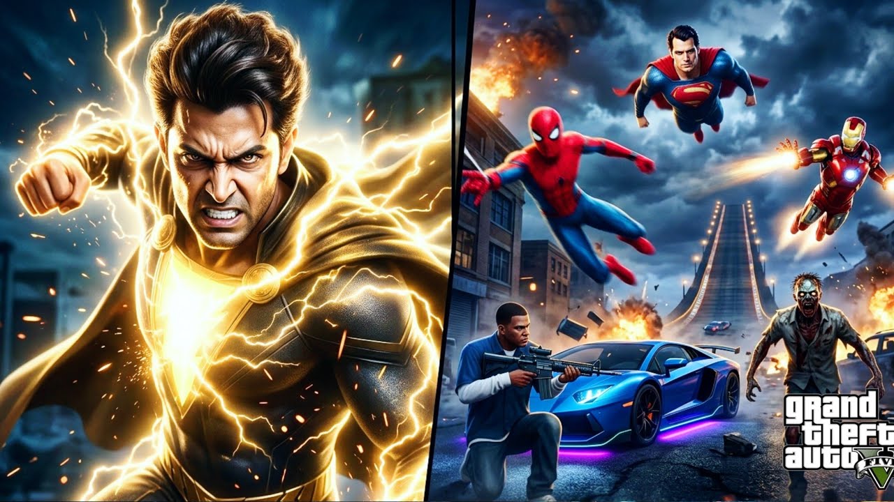 ⚡ Krish Ne Kar Diya Impossible Mega Ramp Complete?! 😱 Baaki Superheroes Reh Gaye Shocked!