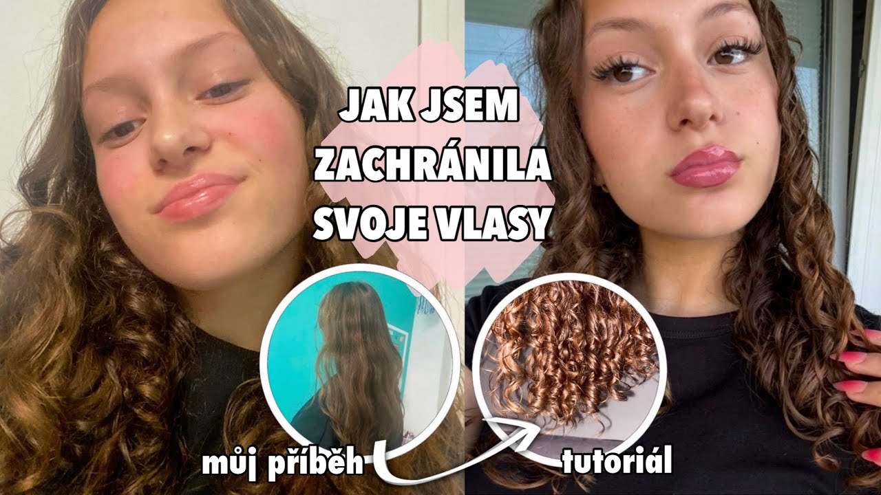 JAK DOCÍLIT KRÁSNÝCH KUDRNATÝCH VLASŮ - tutorial, moje zkušenosti 