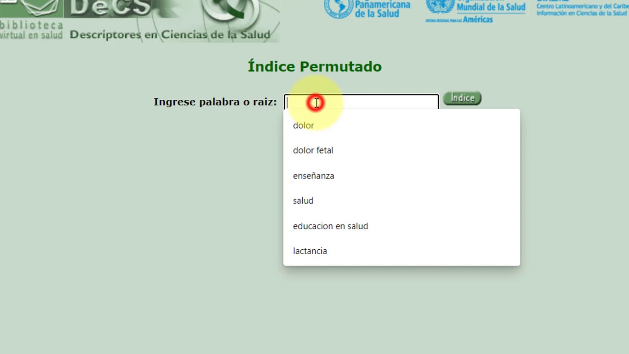 Palabras claves y tesauros