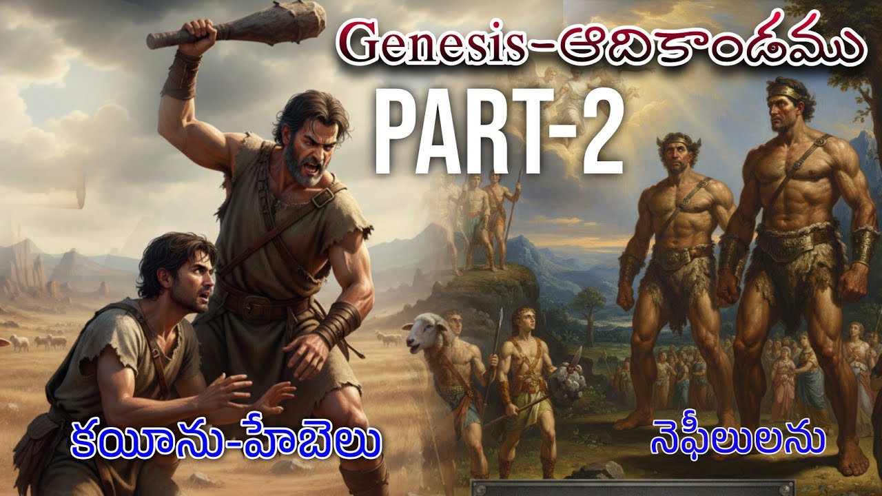 కయీను-హేబెలు | Telugu Bible 3D | Genesis Creation Story | #youtuberecommendations 