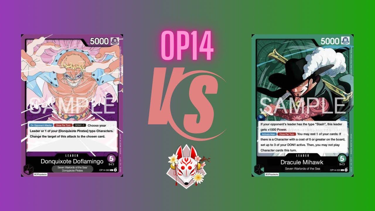 OP14 Purple Doffy vs Mihawk!
