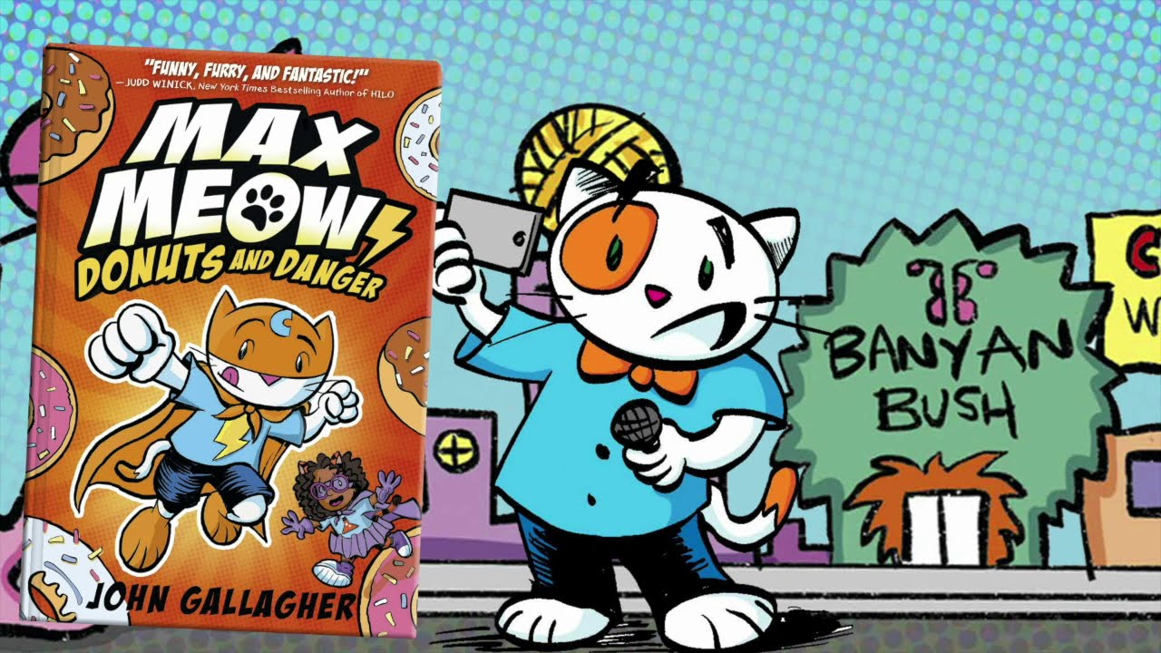 Max Meow Book 2 Trailer - Max Meow: Donuts and Danger