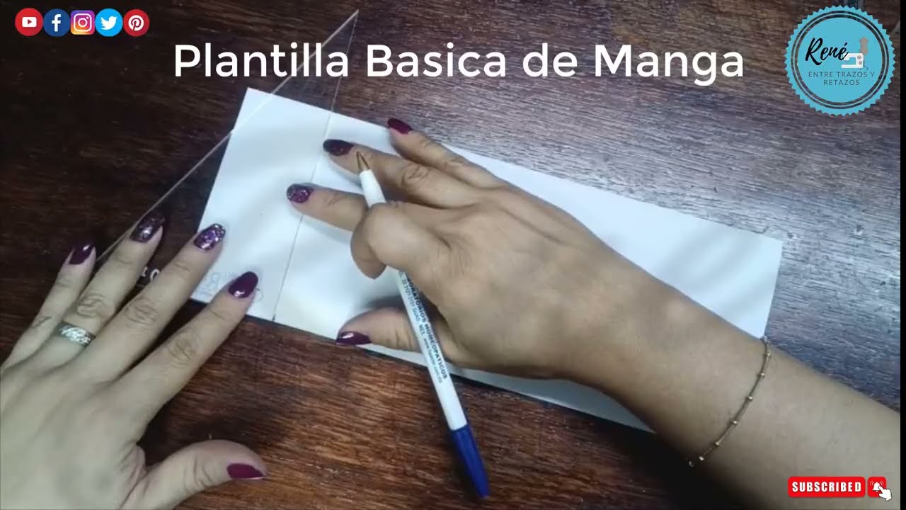 No te compliques¡ Plantilla de Manga basica RENÉ ETYR-2026