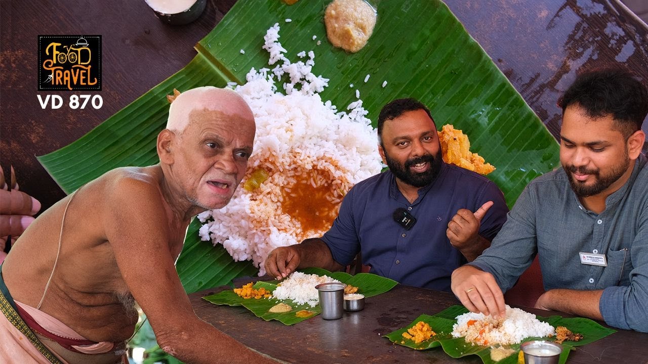 75+ years old couple serving lunch in Manipal - Udupi | Ajja Ajji Oota Manipal Karnataka