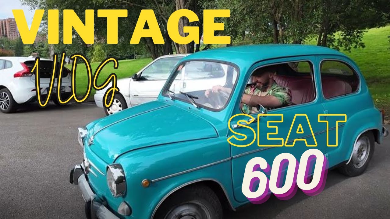 🚗 Daily Vlog: Classic SEAT 600 Ride & Live Music in Oviedo, Asturias 🎶🇪🇸✨