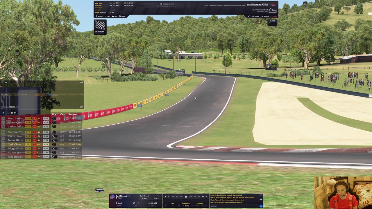 Course 40 Min Bathurth