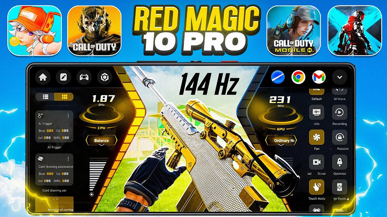 REDMAGIC 10 PRO Unboxing + Handcam Gameplay | FPS Test, Graphics | Farlight, Codm, Bloodstrike, WZM