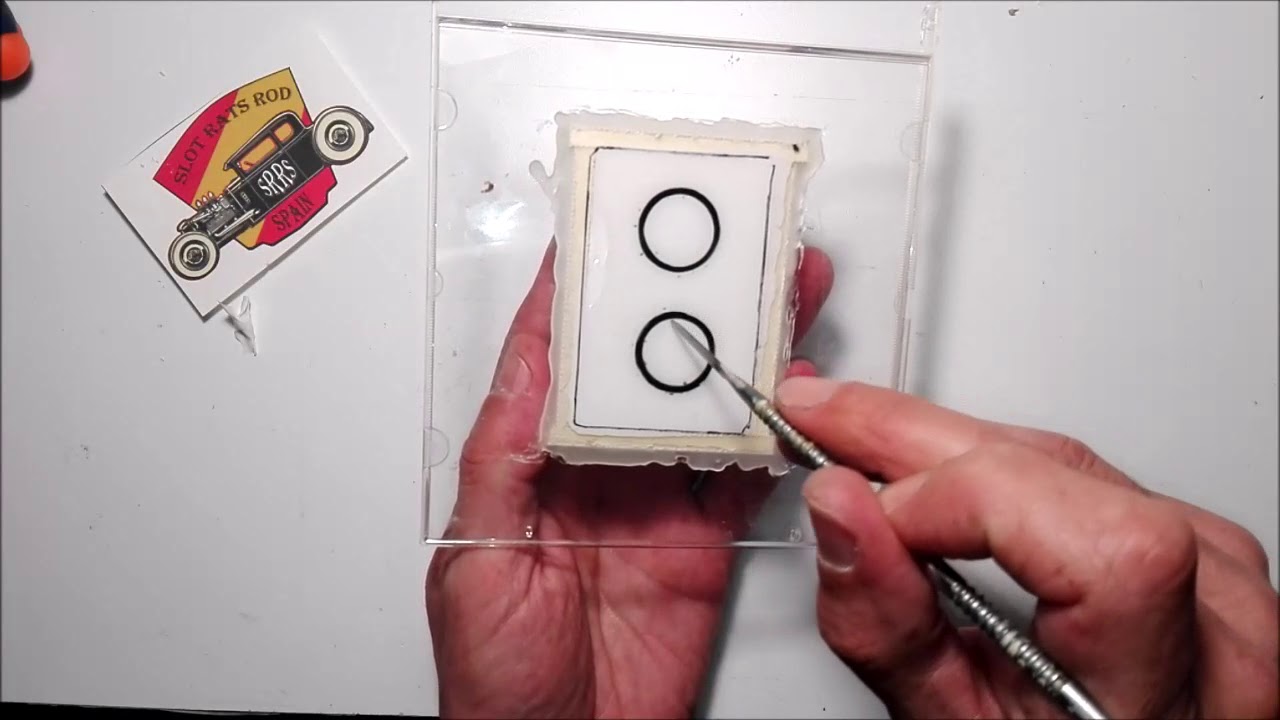 Molde silicona para hacer neumáticos slot parte 2