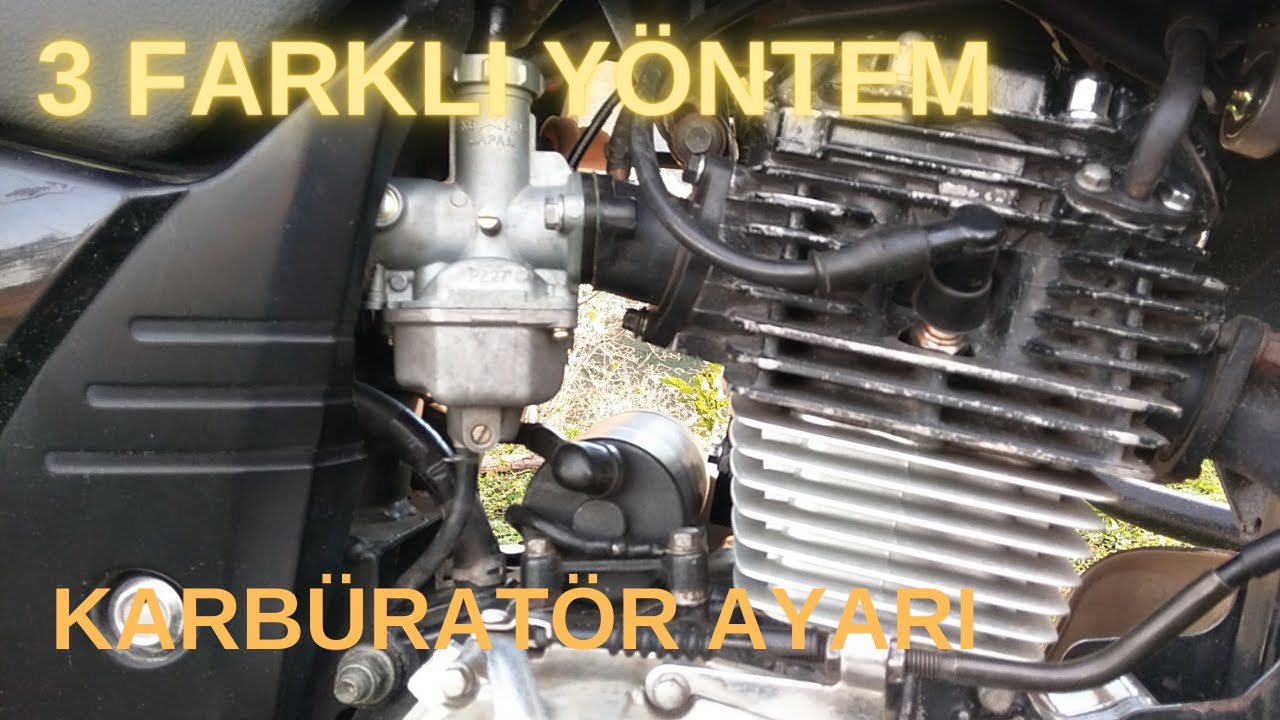 #KARBÜRATÖRÜ 3 FARKLI YÖNTEMLE AYARLAMA TEKNİĞİ #MULTİMETRE #motosiklet  #motorsiklet