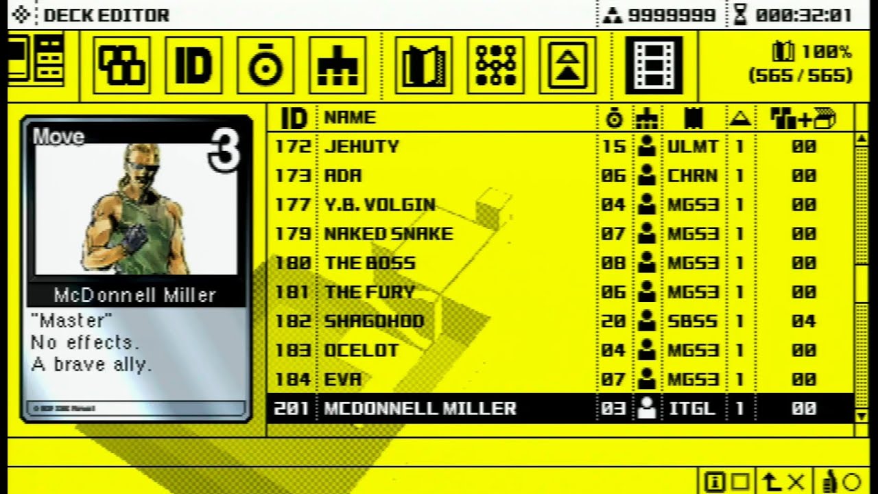 Metal Gear Acid 2: All Card Movies