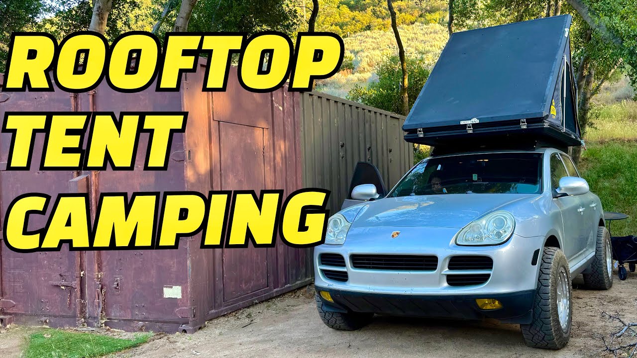 First Time Camping ON The Cayenne!