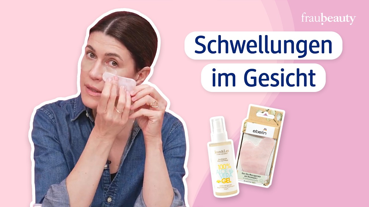 Schwellungen im Gesicht? Diese Hilfsmitteln helfen Dir!