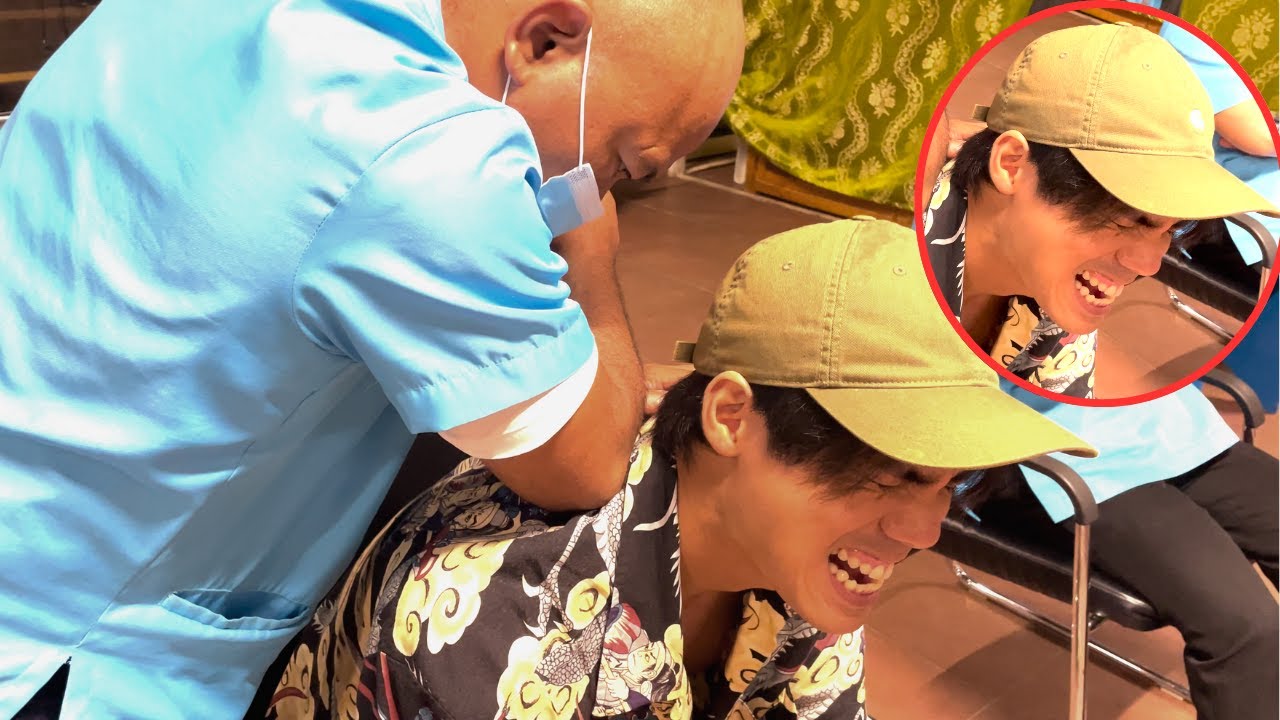 STRONG Blind massage at an Airport in the Philippines