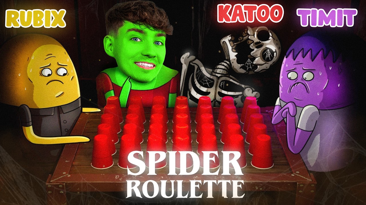 RUSSISCHES ROULETTE mit SPINNEN?!💀| Spider Roulette