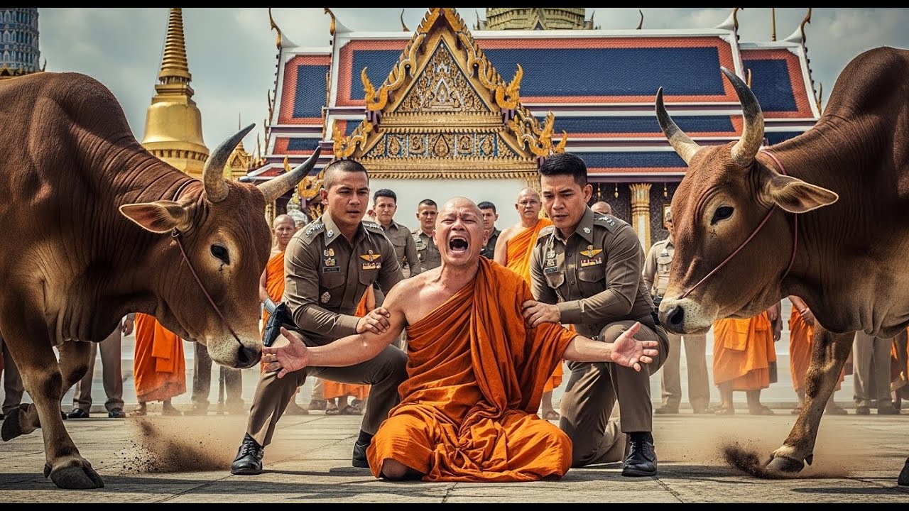 วัวคลั่ง 2 ตัวพุ่งเข้าวัด ทำร้ายพระสงฆ์ขณะสวดมนต์ ความจริงช็อกที่ซ่อนอยู่เบื้องหลังกฎแห่งกรรม