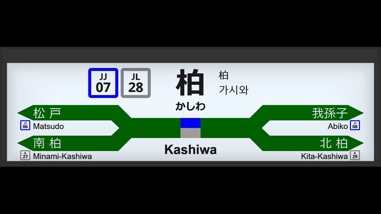 JR東日本 柏駅 ATOS接近放送＆発車メロディー