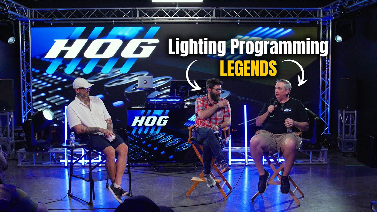 Lighting Control HOG Panel with Elton James and Scott Barnes