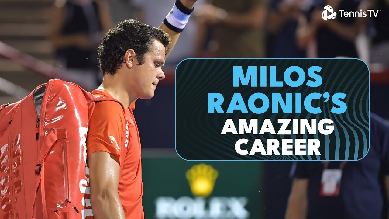 Wimbledon Finalist, 8 Titles & World No.3 | Milos Raonic's Record-Breaking Career