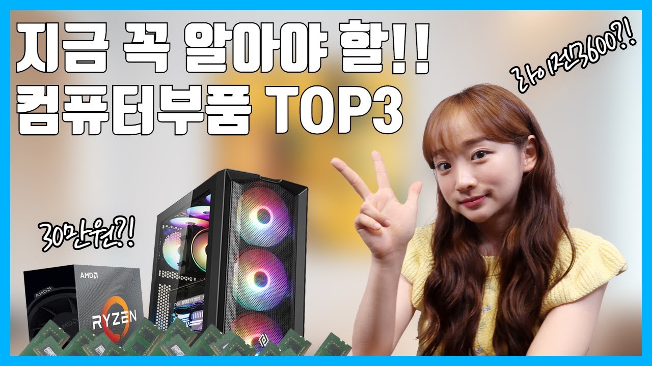 컴퓨터부품 지금 꼭알아야 될 꿀팁 TOP3!!!! (Feat.쏘이)